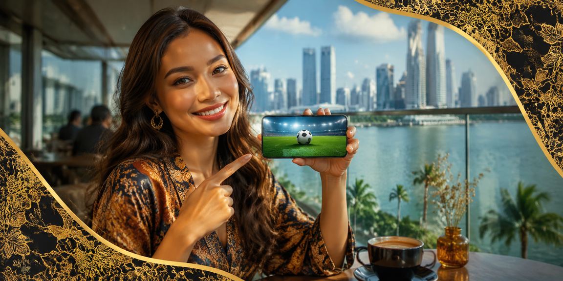 Pemain Malaysia berbatik menikmati hiburan pertaruhan bola sepak di Kuala Lumpur